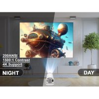 LED Видео SMART проектор MAGCUBIC HY300 Android 11 200ANSI 1280*720P за домашно кино, снимка 8 - Плейъри, домашно кино, прожектори - 43937648