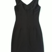 Черна официална скъпа рокля със сегмент-изкуство. Къса и сексапилна , елегантна, с цип на гърба,нова, снимка 7 - Рокли - 37264710