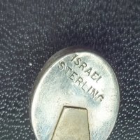 Антика / стар комплект "Тигрово око" Israel sterling, снимка 5 - Бижутерийни комплекти - 32961266