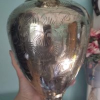 голяма бронзова ваза, снимка 4 - Други ценни предмети - 42968246