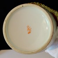 Старинна ваза китайски порцелан,маркирана. , снимка 9 - Вази - 37715988