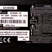LG 42LN5406 със счупена матрица ,LGP42-13PL1 ,EAX64891306(1.0) ,6870C-0452A ,LC420DUE(SF)(R1), снимка 3 - Части и Платки - 35176201