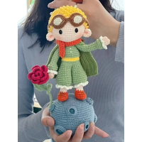 Малкият принц Hand made Ръчно плетен , снимка 3 - Декорация за дома - 44927722