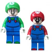 3 бр Супер Марио SUPER Mario Луиджи фигурки за лего конструктор за игра и украса  торта пластмасови, снимка 2 - Конструктори - 33504395
