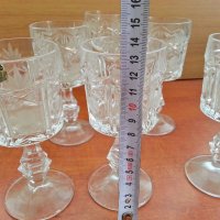 Кристални чаши, снимка 4 - Антикварни и старинни предмети - 32925325