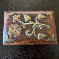 Ръчно изработена дървена кутия за бижута №1793, снимка 5 - Антикварни и старинни предмети - 35476752