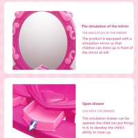 ПРОМО! Детска тоалетка маса за гримиране Гримьорна за малки принцеси, снимка 4 - Други - 43074571