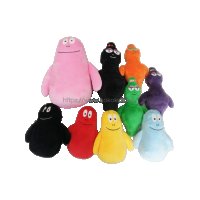 КОМПЛЕКТ СЕМЕЙСТВОТО НА ТАТКО БАРБА "БАРБАРОНИТЕ" - THE BARBAPAPA FAMILY, снимка 1 - Плюшени играчки - 37577269