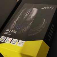  Xtrfy M42 Black оптична геймърска мишка RGB, Черен , снимка 3 - Клавиатури и мишки - 40428461