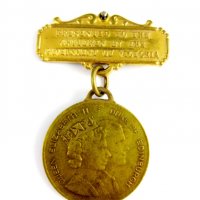 Кралица Елизабет II-Великобритания-Стар медал-Оригинал, снимка 2 - Колекции - 37997277