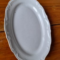 Стара порцеланова чиния,плато #7, снимка 6 - Антикварни и старинни предмети - 33096683