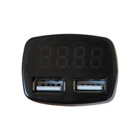Дигитален волтметър Automat, Електрически, 12-24V, 2 USB, Черен, снимка 5 - Аксесоари и консумативи - 39674326