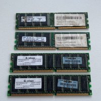 Ram памет DDR1 400mhz 4x512mb - Samsung,Kingston,Infeneon, снимка 1 - RAM памет - 39361549