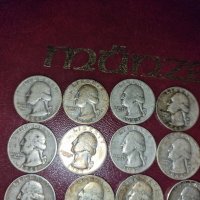 Сребърен четвърт куотър долар различни години  по избор от 1938 до 1960, снимка 2 - Нумизматика и бонистика - 43675813