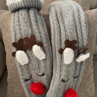 Дамски топли терлици, снимка 1 - Дамски чорапи - 36682463