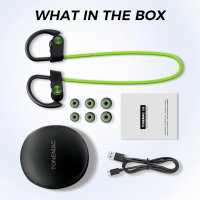 Bluetooth 5.3 слушалки TONEMAC U8, IPX7, 15 часа батерия, зелени, снимка 7 - Bluetooth слушалки - 43581330