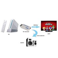 Wii към HDMI адаптер Wii2HDMI > 720P/1080P HDMI/3,5 mm видео/аудио изход, снимка 8 - Аксесоари - 43051305