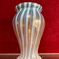 Murano стъклена ваза, снимка 2 - Вази - 44127376