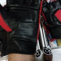 кожени ръкавици без пръсти Action Pro нови вътрешна част кожа лепки и каишки за пристягане на киткит, снимка 2 - Спортна екипировка - 26716041