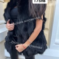 Елече с ествен косъм лисица , снимка 2 - Елеци - 43969767