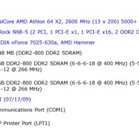 Дънна платка ASRock N68-S + процесор AMD Athlon 64 X2, 2600 MHz 5000 + RAM Kingston 2 x 1GB DDR2, снимка 13 - Дънни платки - 43563072