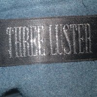 Луксозно вълнено палто в цвят Петрол "Three luster"® / голям размер , снимка 3 - Палта, манта - 26879606