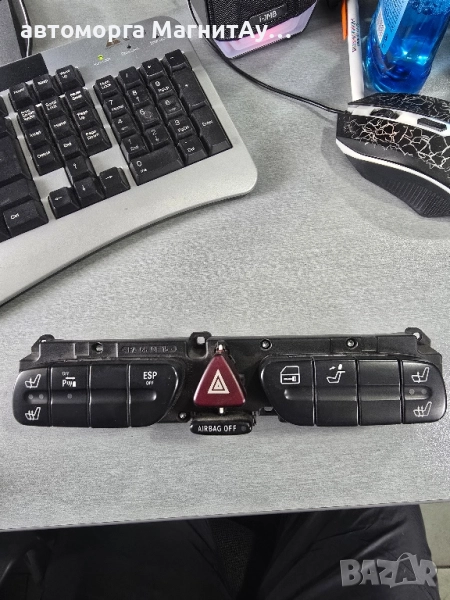 Панел бутони за Mercedes W203 2038215558, снимка 1