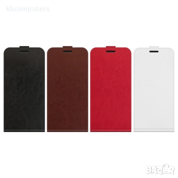 Motorola Edge 60 Fusion Flip3 Кожен Калъф и Протектор, снимка 1