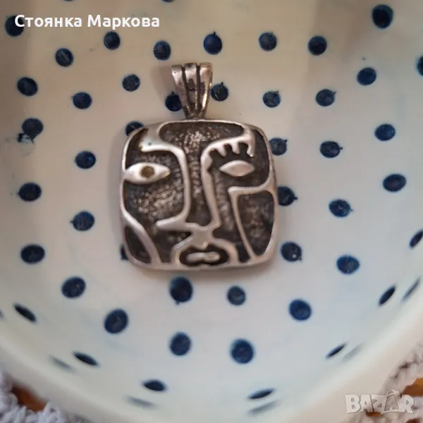 Сребърна висулка с подарък красива кутийка, снимка 1