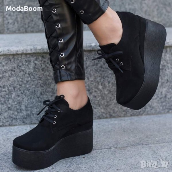 Дамски обувки на платформа, снимка 1