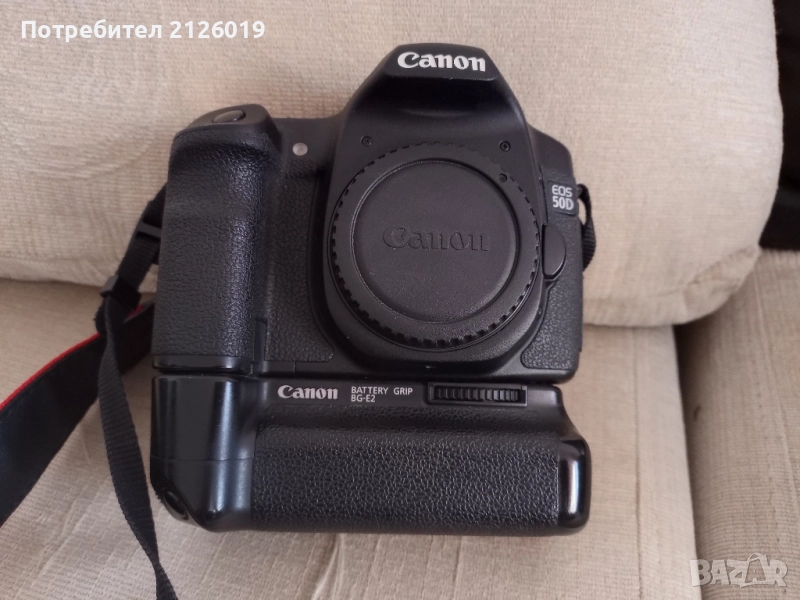 Canon 50D тяло с грип, снимка 1