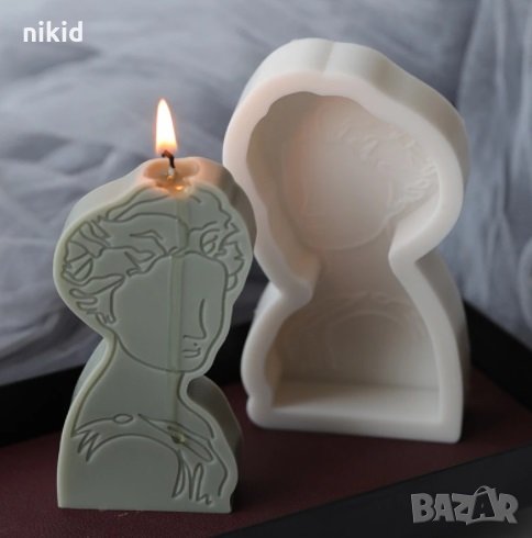 портрет стил versace Версаче силиконов молд форма калъп шоколад фондан свещ гипс, снимка 1