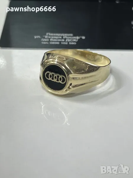 Златен пръстен 14 карата, снимка 1