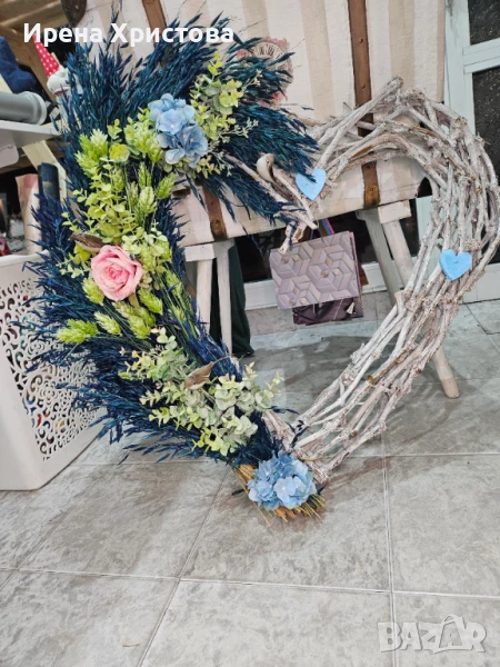 Венец във формата на сърце, снимка 1