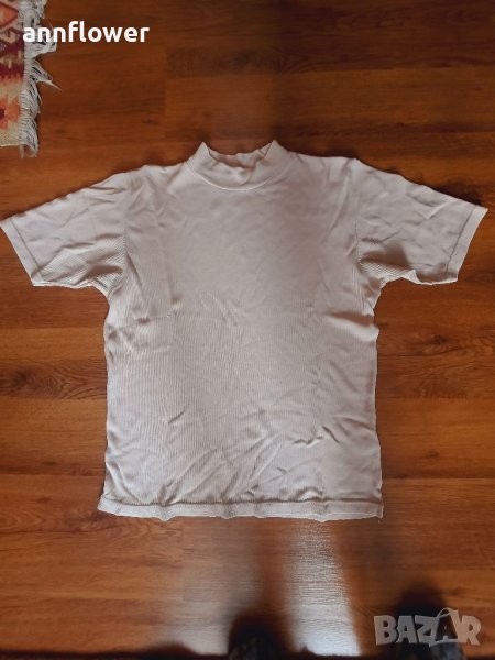 Тениска рипс екрю, снимка 1