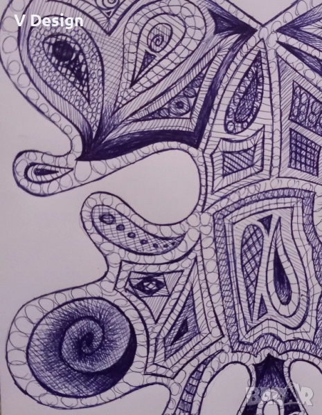 Абстрактна Картина "Пеперудени криле", снимка 1