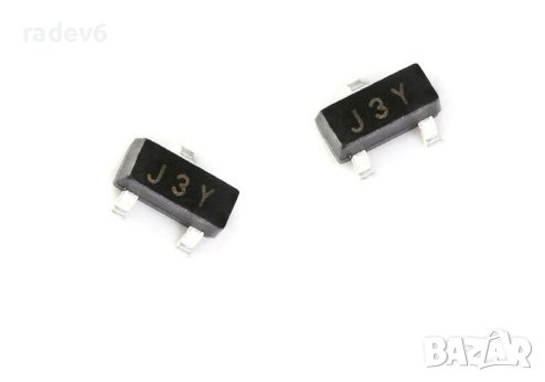 Транзистор S8050, NPN, 25V, 0.5A, SOT-23, J3Y, снимка 1