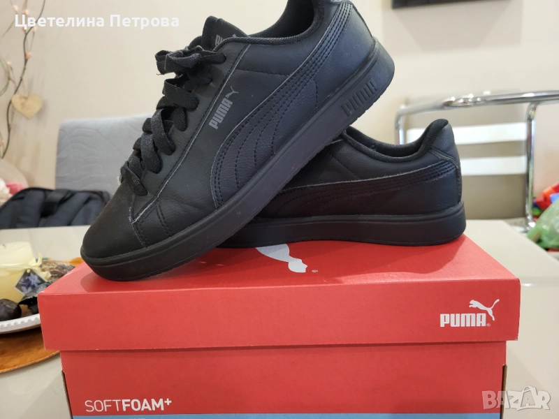 Puma Спортни обувки Rickie Classic с еко кожа за момче, 39 номер, снимка 1