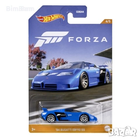 Оригинална количка Hot Wheels Forza - '94 Bugatti EB110 SS, снимка 1