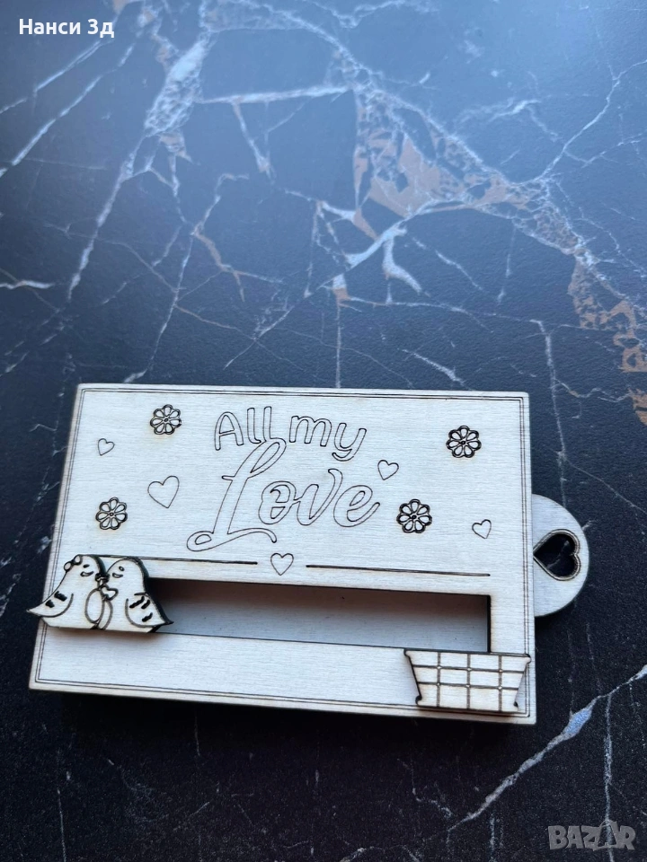 Дървени картички, снимка 1