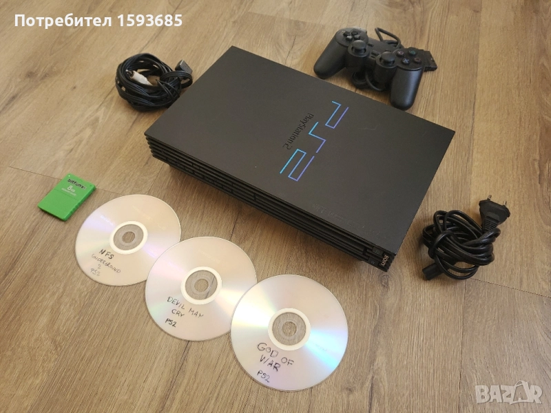 Хакнат Playstation 2 - GOD OF WAR, NFS, DMC, снимка 1