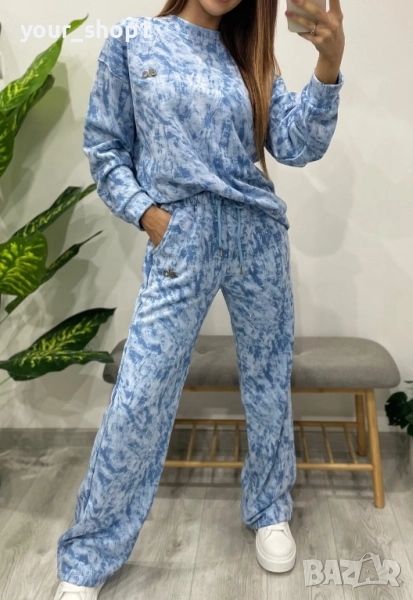 2 цвята екип Alo варен памук с нежни камъчета , снимка 1