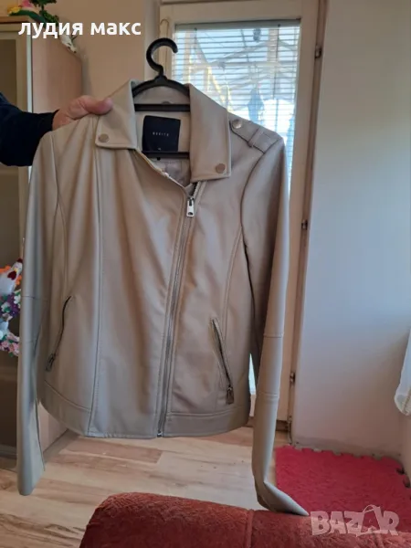 Продавам дамско  ново кожено яке без етикет.MOHITO, снимка 1
