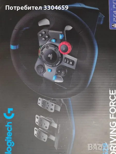 Продавам волан с педали на Logitech , снимка 1