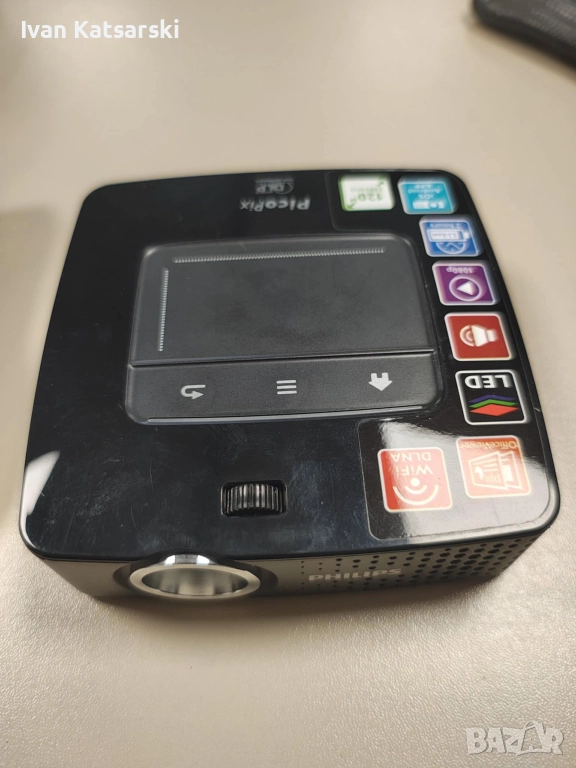 Philips PicoPix PPX3610/F7 мултимедиен проектор Портативен прожектор 100 ANSI лумени DLP WVGA , снимка 1