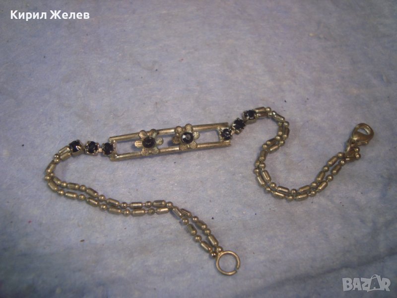 СТАРА ПОСРЕБРЕНА ФЛОРАЛНА РЕТРО АРТ НЕЖНА ГРИВНА 7661, снимка 1