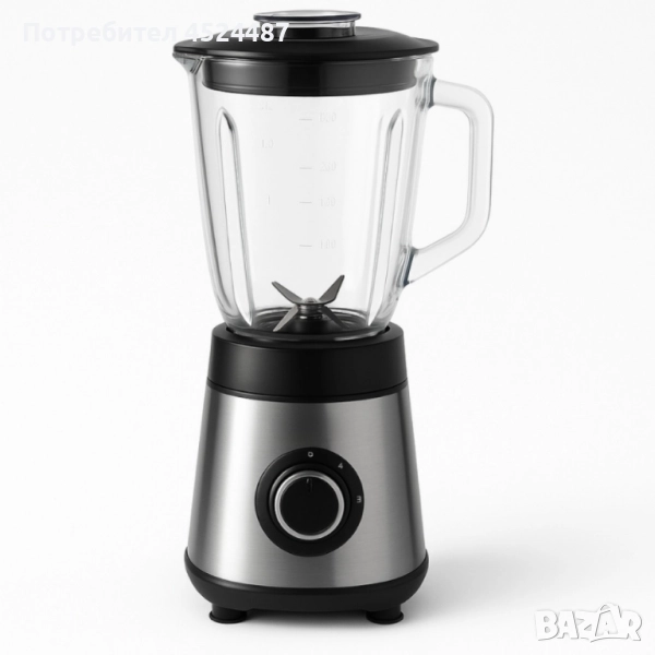 Блендер Muhler, 500W, 1.5 л, стъклена кана, снимка 1