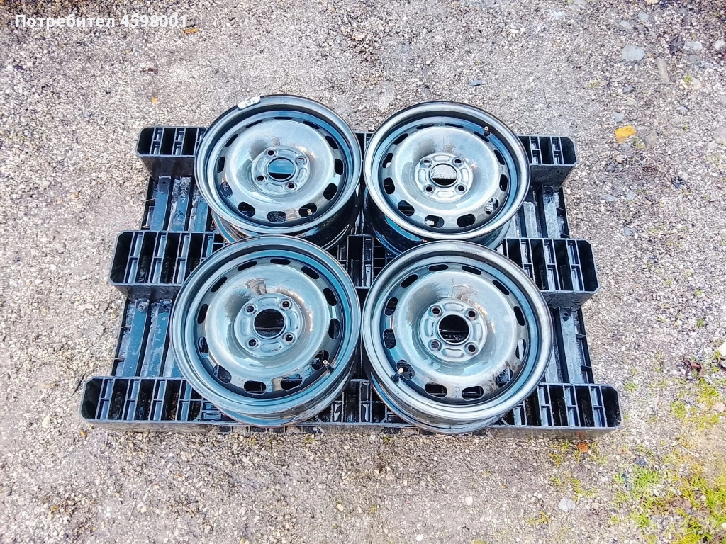 4бр.Оригинални джанти 14цола 4x108 ET37.5 за Ford Fiesta(2008-2019),Ka,Focus, снимка 1