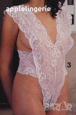 Дантелено боди от мека и еластична дантела., снимка 1