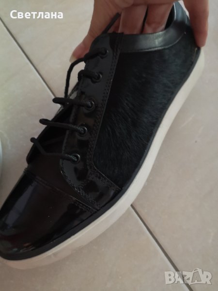 Обувки от естествена кожа и естествен косъм , снимка 1